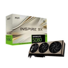 MSI RTX 5080 Inspire 3X OC 16GB GDDR7 Graphics Card