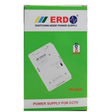 ERD Power Supply 12V 10 Amp DC PS-22 PS041 Power Supply for CCTV  ERD Power Supply 12V 10 Amp DC PS-22 PS041 Power Supply for CCTV