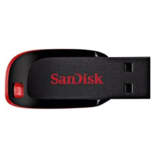 SanDisk Cruzer Blade 16GB USB 2.0 Red Pen Drive