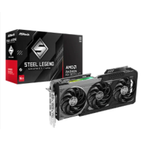 Asrock RX 9070 XT Steel Legend Dark 16GB GDDR6 Graphics Card