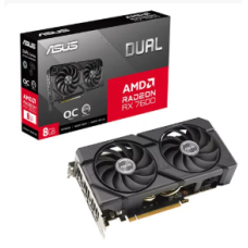 ASUS Dual RX 7600 EVO OC 8GB GDDR6 Graphics Card
