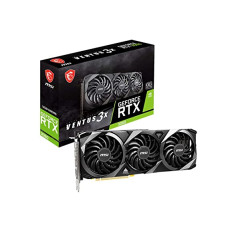 Graphics Card 12GB MSI Gaming RTX 3060 Ventus 3X OC LHR (3 yrs warranty)