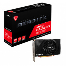 Graphics Card 4GB MSI Gaming RX 6400 Aero ITX (3 yrs warranty)