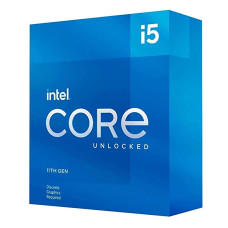 i5 11th gen 11600k desktop processor intel (3 yrs warranty)