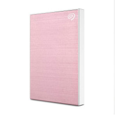 2TB Seagate One Touch Rose Gold External Hard Drive (3yrs Warranty)