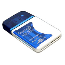 QUANTUM Multi Card Reader - All-in-One Series by QHMPL Group (Blue)
