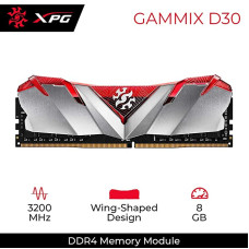 8GB DDR4 Red Desktop Ram Adata XPG Gammix 3200 MHz (3yrs Warranty)