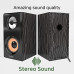 Quantum QHM630 Portable Laptop/Desktop USB Powered Multimedia Wooden Speaker with AUX Input (Multicolor)