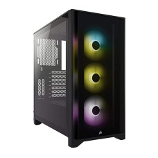 Cabinet Corsair 4000X RGB Black (2yrs Warranty)