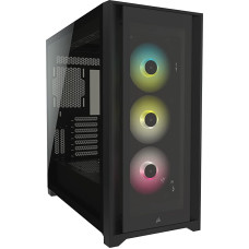 Cabinet Corsair ICUE 5000X RGB Mid Tower Black (2yrs warranty)