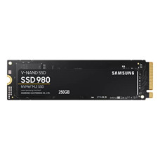 250GB Samsung 980 M.2 NVMe Internal SSD (3yrs Warranty)