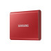 1TB USB Samsung T7 Red 3.2 External SSD (3yrs Warranty)