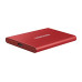 1TB USB Samsung T7 Red 3.2 External SSD (3yrs Warranty)