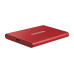 500GB Samsung T7 Red External SSD (3yrs Warranty)