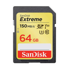 Memory Card 64GB SDXC UHS-I-Sandisk Extreme