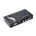 VGA 4 Port Splitter Sharing Switch Box (4 VGA Out/1 VGA in) - 4 VGA Input 1 VGA Output- for 4 PC to Share one Monitor & Speaker