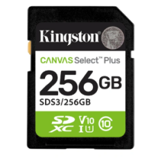 Kingston Canvas Select Plus 256GB SDXC Memory Card