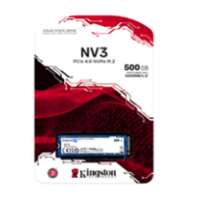 Kingston NV3 500GB NVMe Gen4 SSD