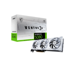 MSI RTX 5080 Ventus 3X OC White 16GB GDDR7 Graphics Card