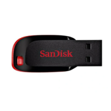 SanDisk Cruzer Blade 128GB USB 2.0 Red Pen Drive